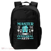 Master Of The Custodial Arts Janitor School Custodian Backpack thumb 0