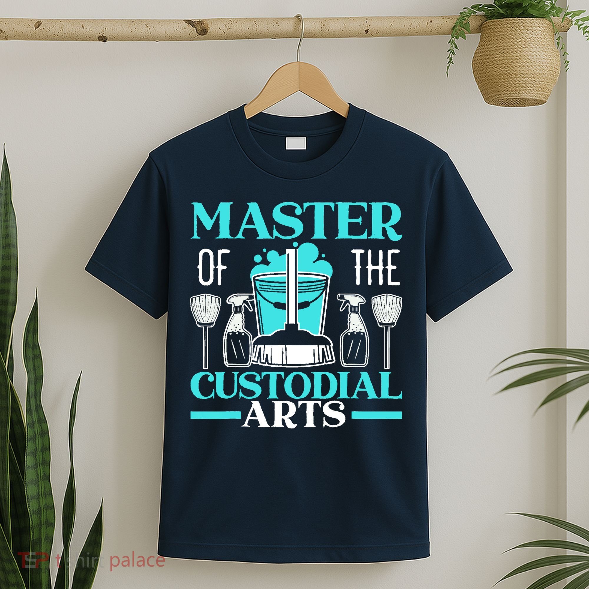 Master Of The Custodial Arts Janitor School Custodian T-Shirt