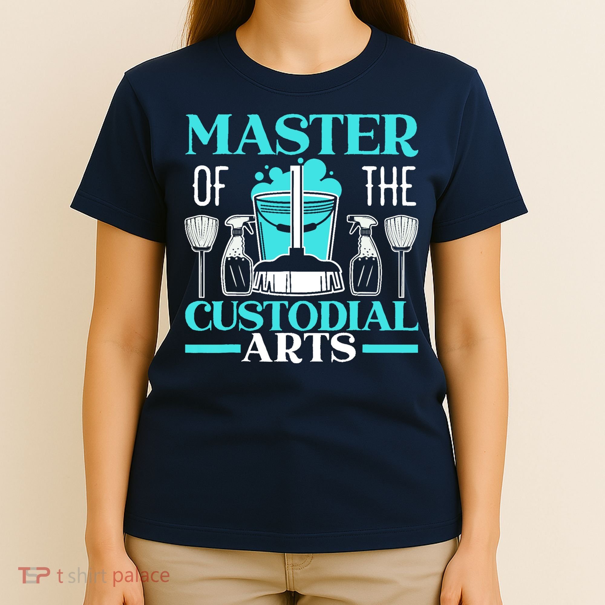 Master Of The Custodial Arts Janitor School Custodian T-Shirt