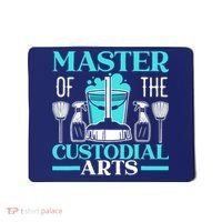 Master Of The Custodial Arts Janitor School Custodian Mousepad thumb 0