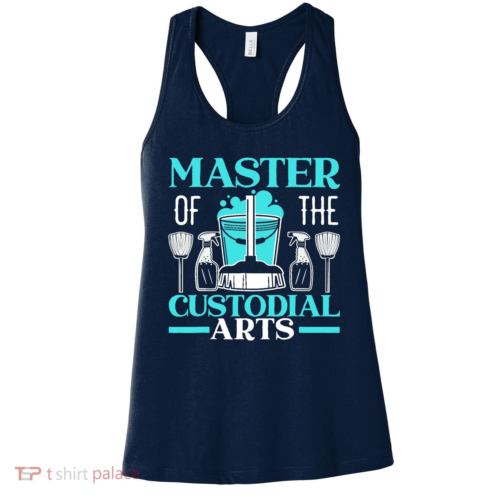 Master Of The Custodial Arts Janitor School Custodian Women's Tank Top
