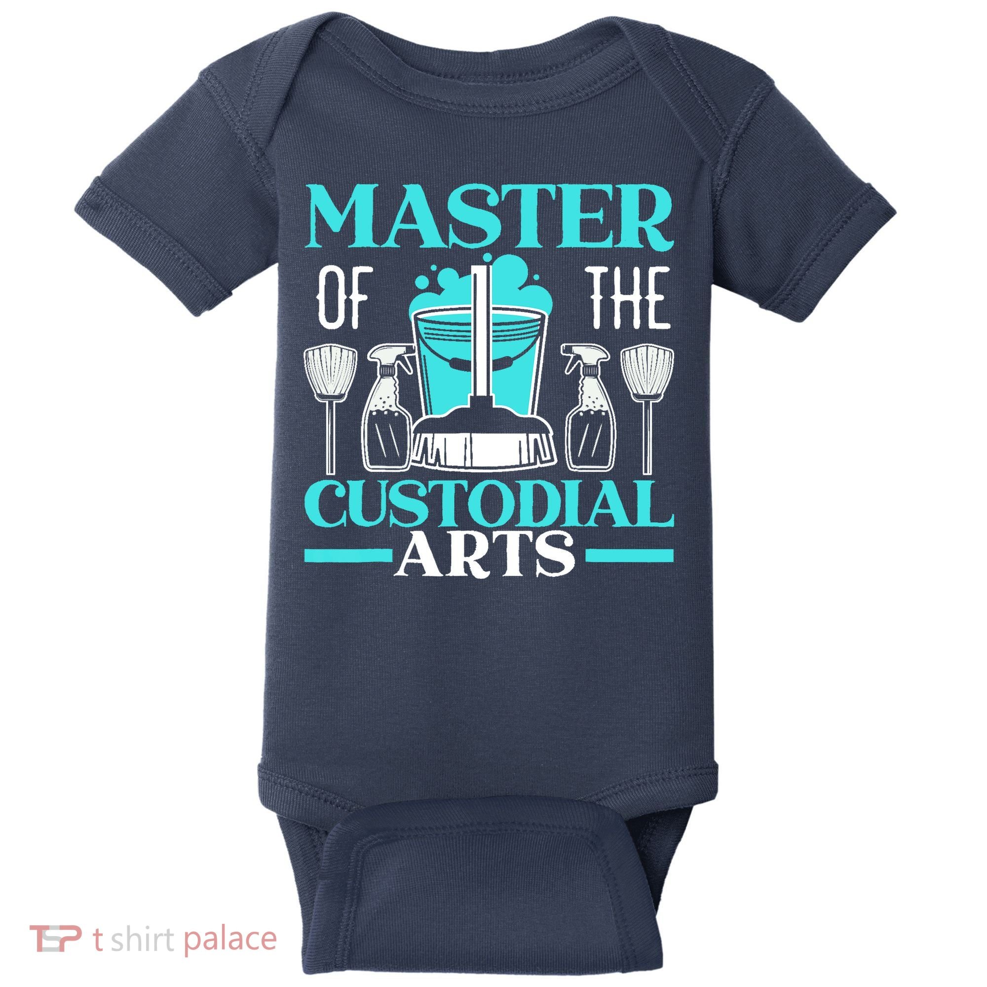 Master Of The Custodial Arts Janitor School Custodian Baby Bodysuit