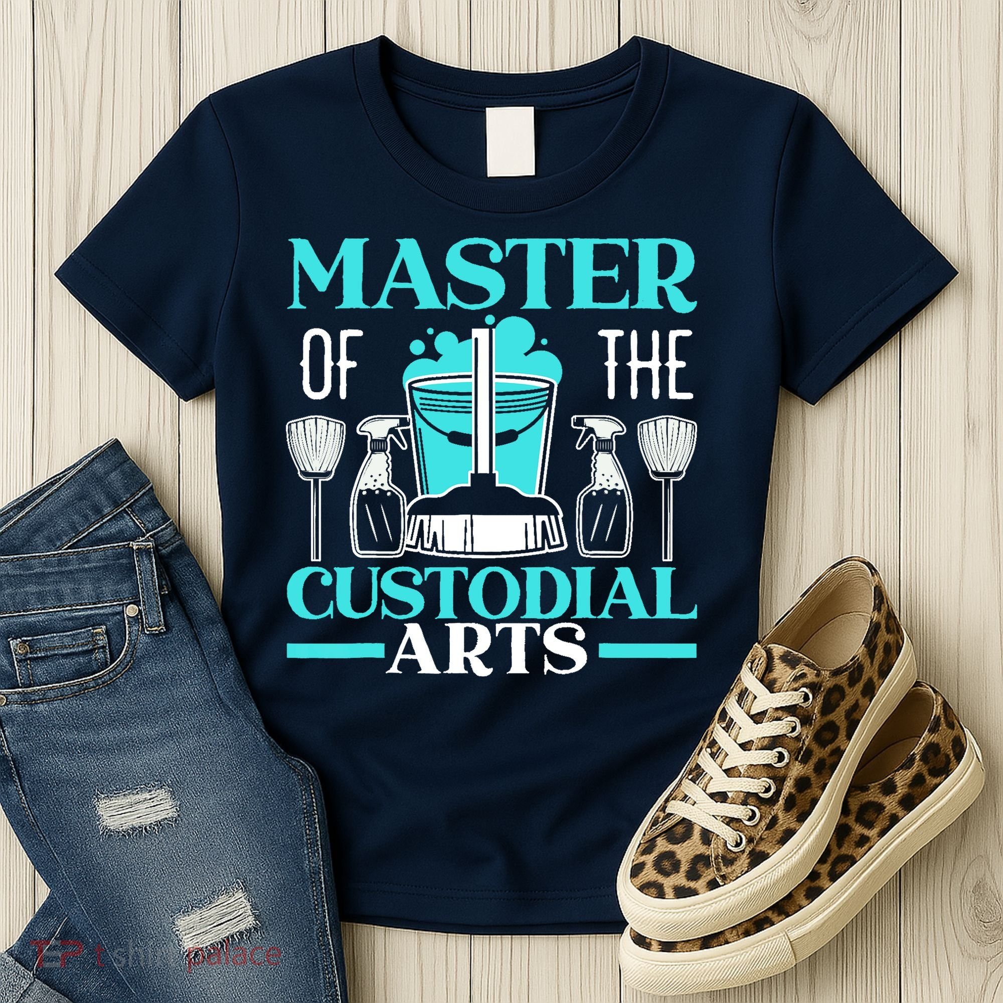 Master Of The Custodial Arts Janitor School Custodian Women's T-Shirt