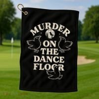 Murder On The Dance Floor Crows Golf Towel thumb 1