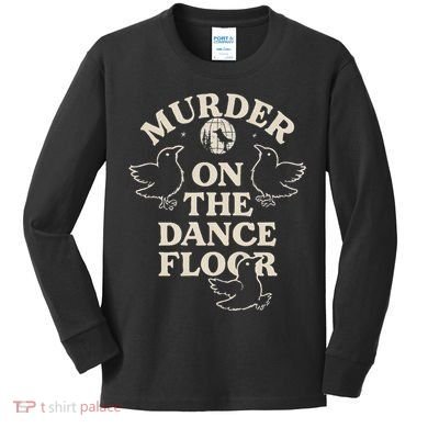 Murder On The Dance Floor Crows Kids Long Sleeve Shirt