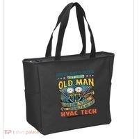 Move Overlet This Old Man Show You How To Be An Hvac Tote Bag thumb 2