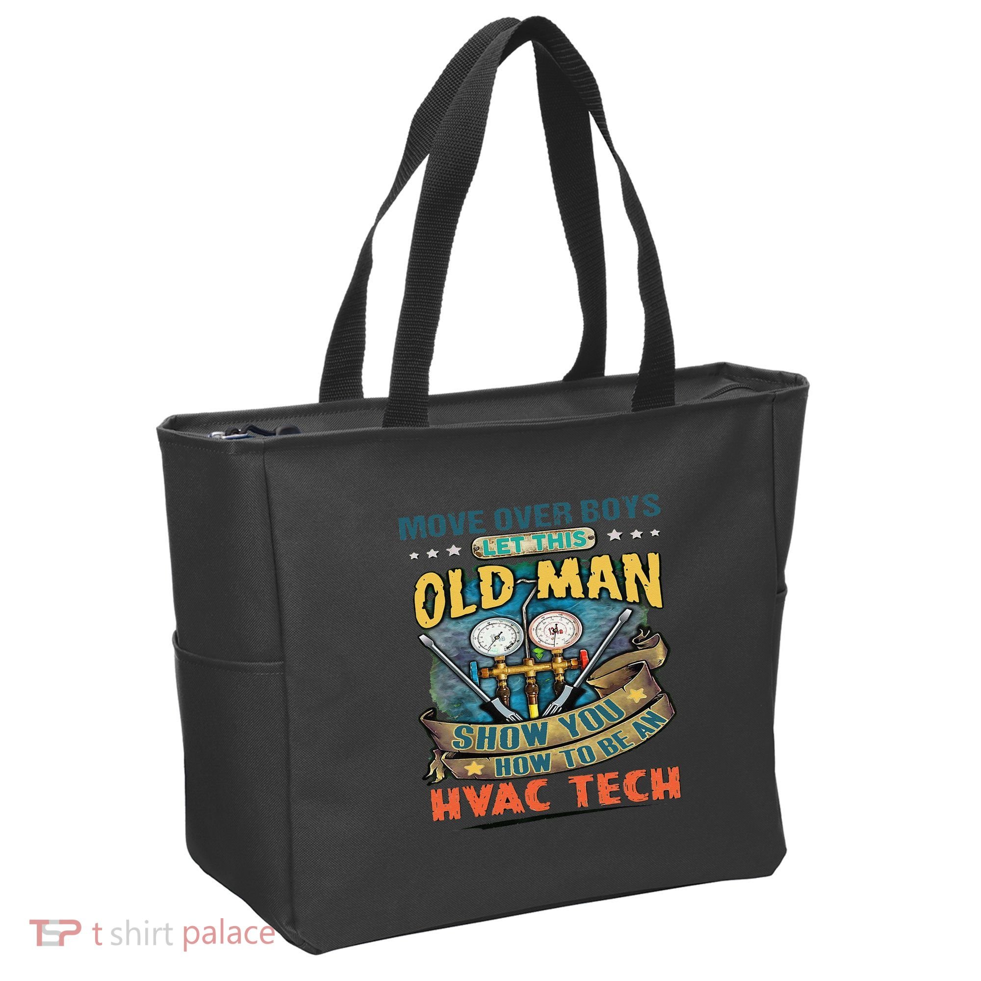 Move Overlet This Old Man Show You How To Be An Hvac Tote Bag