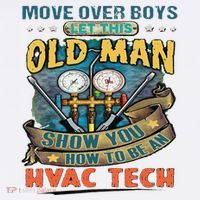 Move Overlet This Old Man Show You How To Be An Hvac Women's Hoodie thumb 2