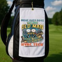 Move Overlet This Old Man Show You How To Be An Hvac Golf Towel thumb 2