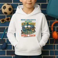 Move Overlet This Old Man Show You How To Be An Hvac Kids Hoodie thumb 2