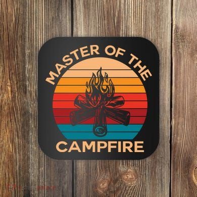 Master Of The Campfire Vintage Coaster
