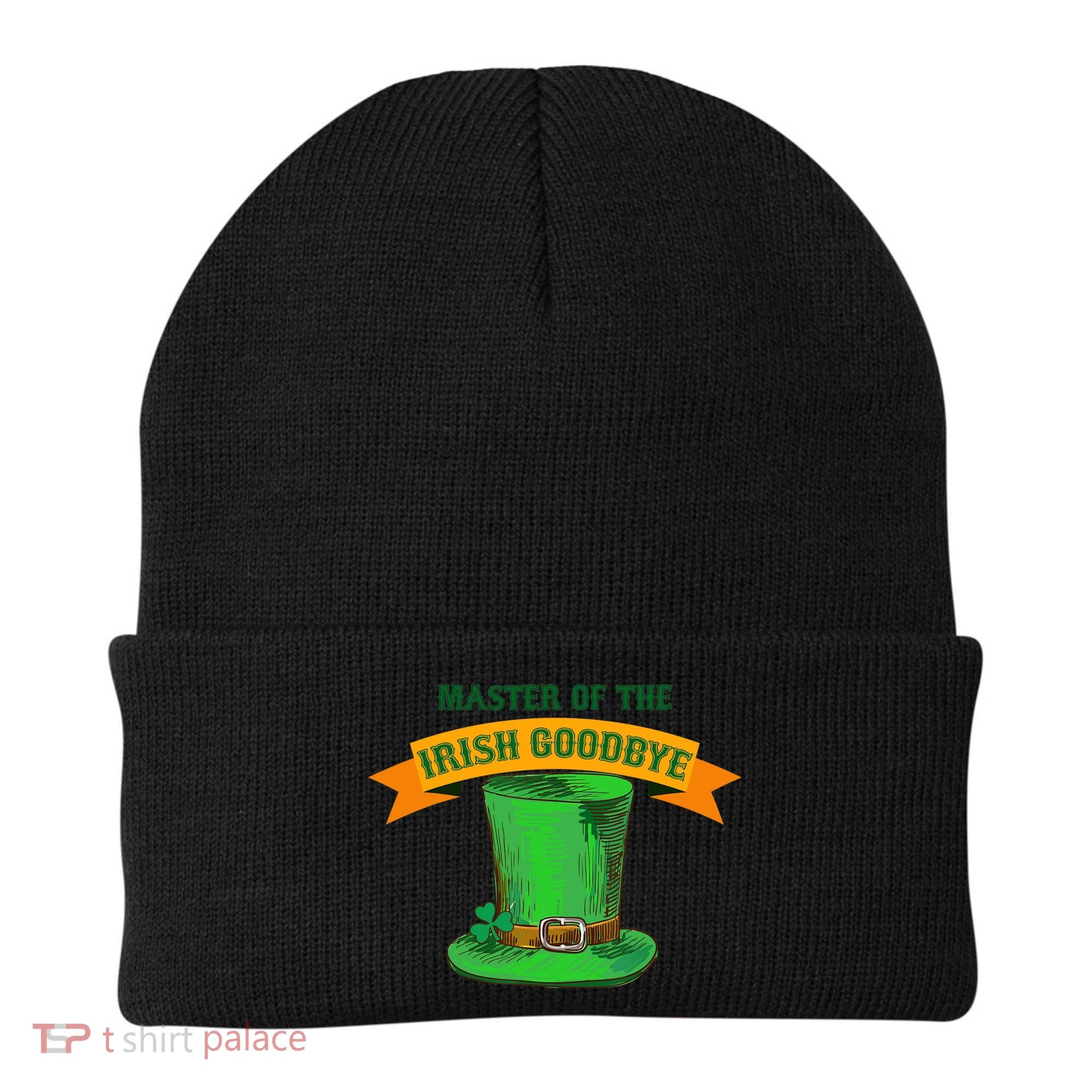 Master Of The Irish Goodbye St Patrick's Day Paddy's Party Beanie