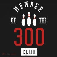 Member Of The 300 Club Bowling Ball Strike Pins Women's Tank Top thumb 5