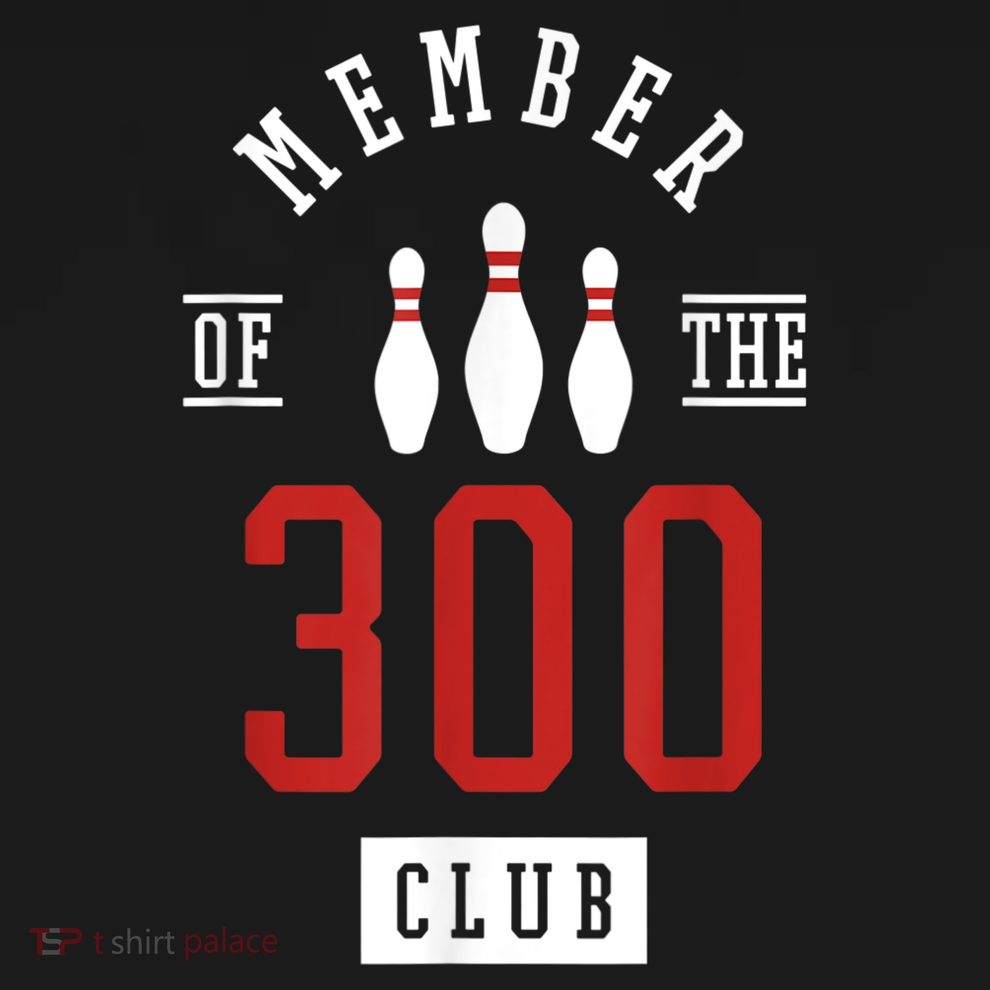 Member Of The 300 Club Bowling Ball Strike Pins Women's Tank Top