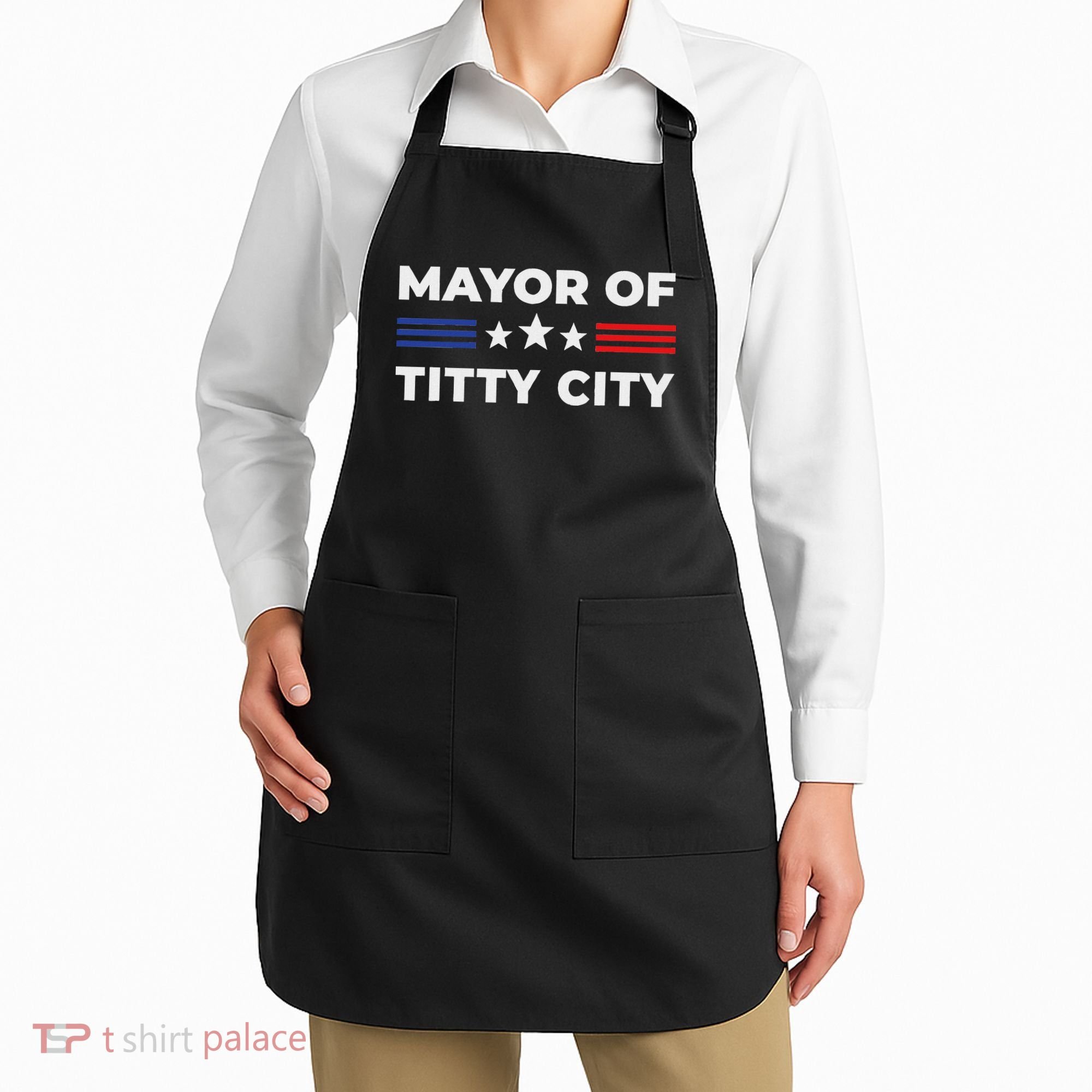 Mayor Of Titty City Apron