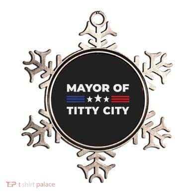 Mayor Of Titty City Ornament