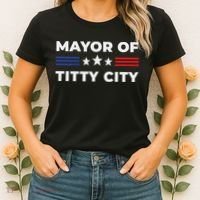 Mayor Of Titty City Women's T-Shirt thumb 2