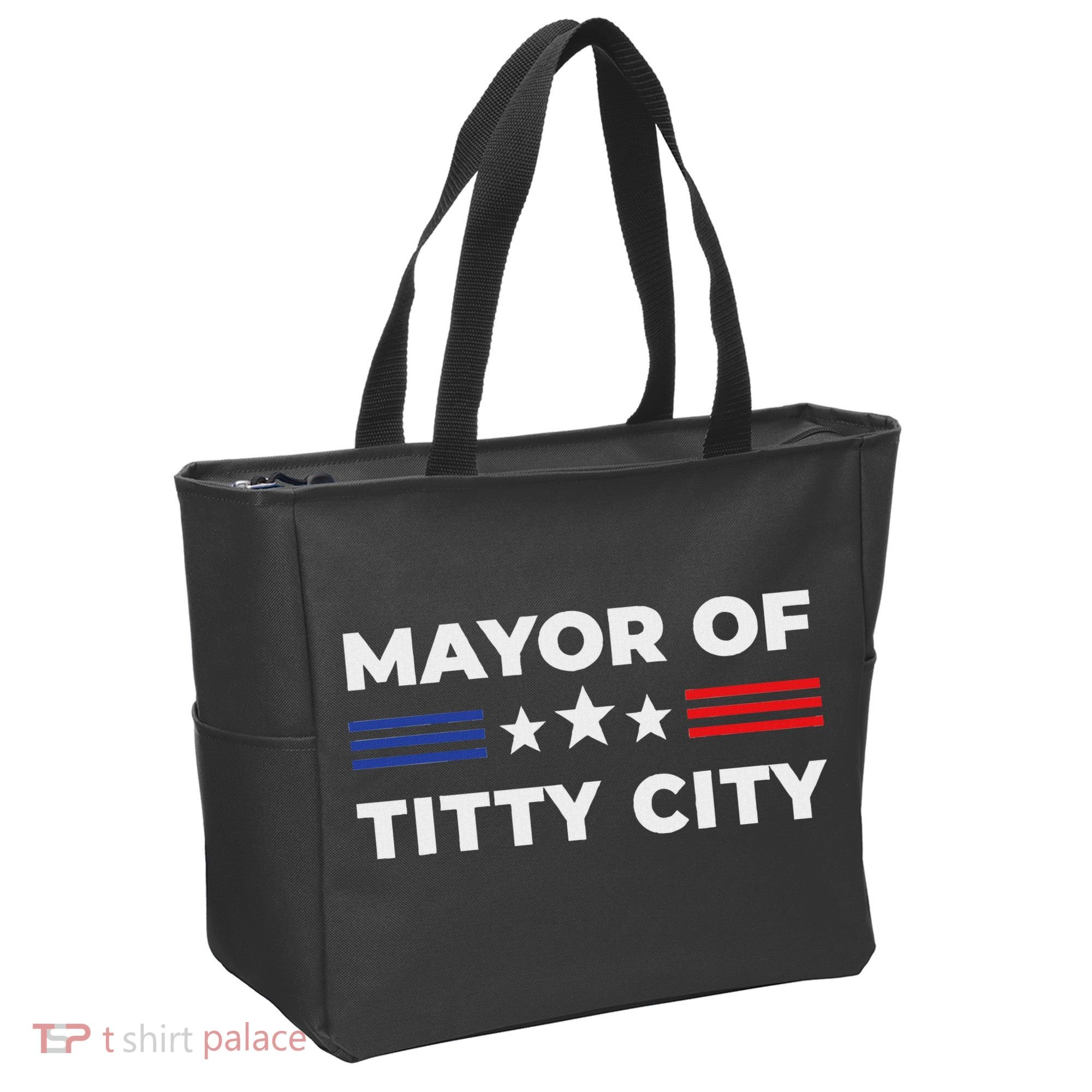 Mayor Of Titty City Tote Bag