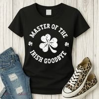 Master Of The Irish Goodbye St Patricks Day Women's T-Shirt thumb 3