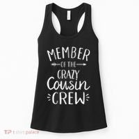 Member of the crazy cousin crew Women's Tank Top thumb 0
