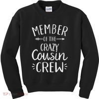 Member of the crazy cousin crew Kids Sweatshirt thumb 0