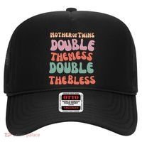 Mother Of Twins Double The Mess Double The Bless Funny Hat thumb 0