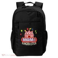 Mom Of The Birthday Ringmaster Circus Party Bday Backpack thumb 0