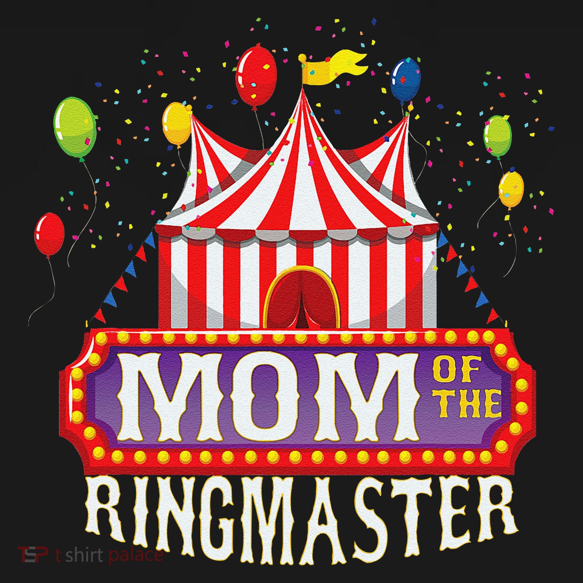 Mom Of The Birthday Ringmaster Circus Party Bday Ornament