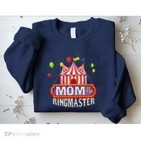 Mom Of The Birthday Ringmaster Circus Party Bday Sweatshirt thumb 2