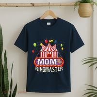 Mom Of The Birthday Ringmaster Circus Party Bday T-Shirt thumb 2