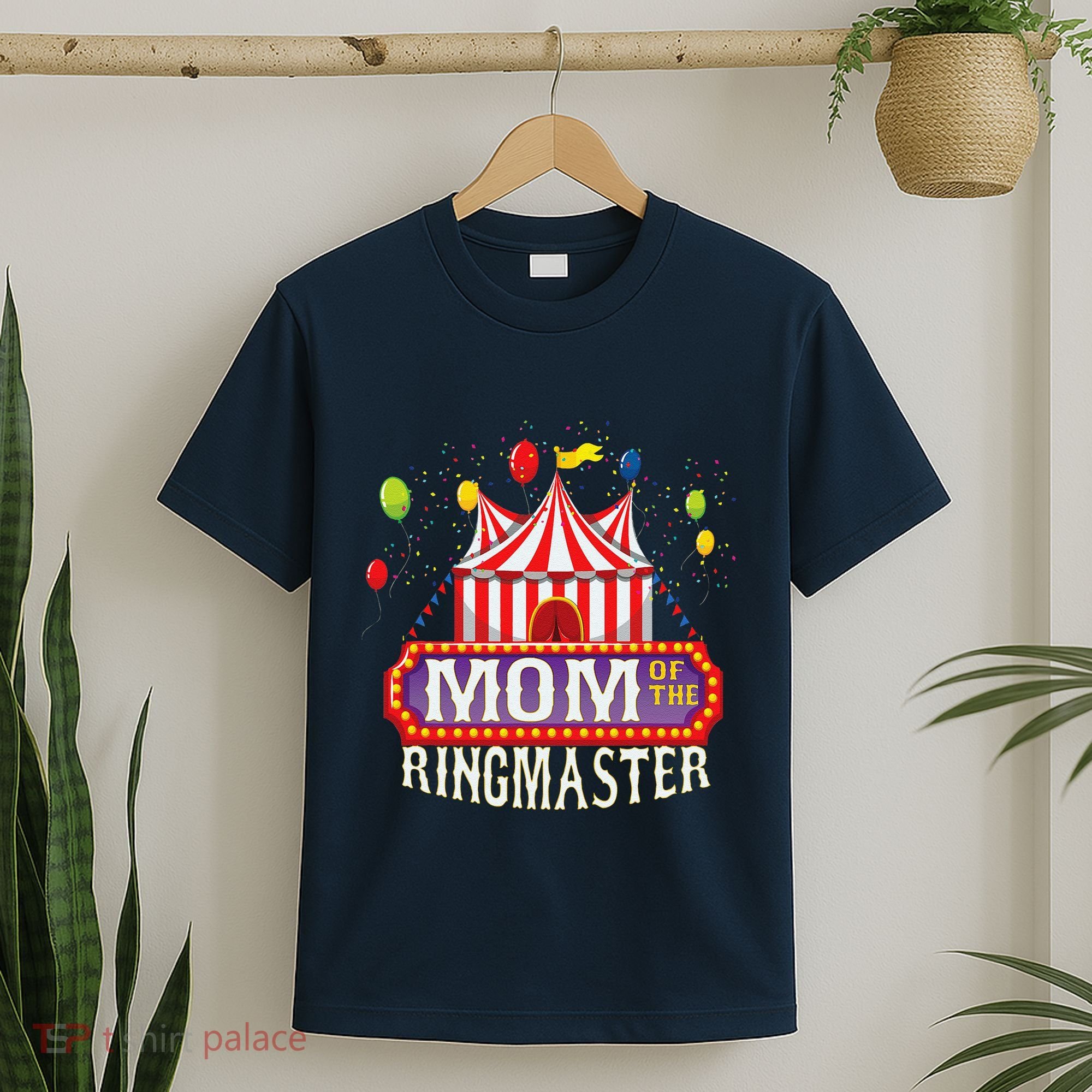 Mom Of The Birthday Ringmaster Circus Party Bday T-Shirt