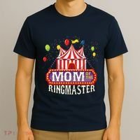 Mom Of The Birthday Ringmaster Circus Party Bday T-Shirt thumb 3