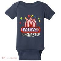 Mom Of The Birthday Ringmaster Circus Party Bday Baby Bodysuit thumb 0