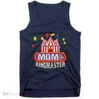 Mom Of The Birthday Ringmaster Circus Party Bday Tank Top thumb 0