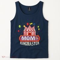 Mom Of The Birthday Ringmaster Circus Party Bday Tank Top thumb 2