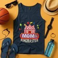Mom Of The Birthday Ringmaster Circus Party Bday Tank Top thumb 4