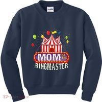 Mom Of The Birthday Ringmaster Circus Party Bday Kids Sweatshirt thumb 0