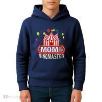 Mom Of The Birthday Ringmaster Circus Party Bday Kids Hoodie thumb 4