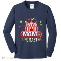 Mom Of The Birthday Ringmaster Circus Party Bday Kids Long Sleeve Shirt thumb 0