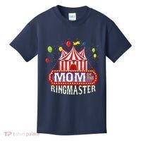Mom Of The Birthday Ringmaster Circus Party Bday Kids T-Shirt thumb 0
