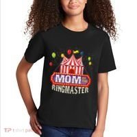 Mom Of The Birthday Ringmaster Circus Party Bday Kids T-Shirt thumb 2