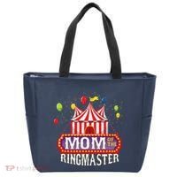 Mom Of The Birthday Ringmaster Circus Party Bday Tote Bag thumb 0