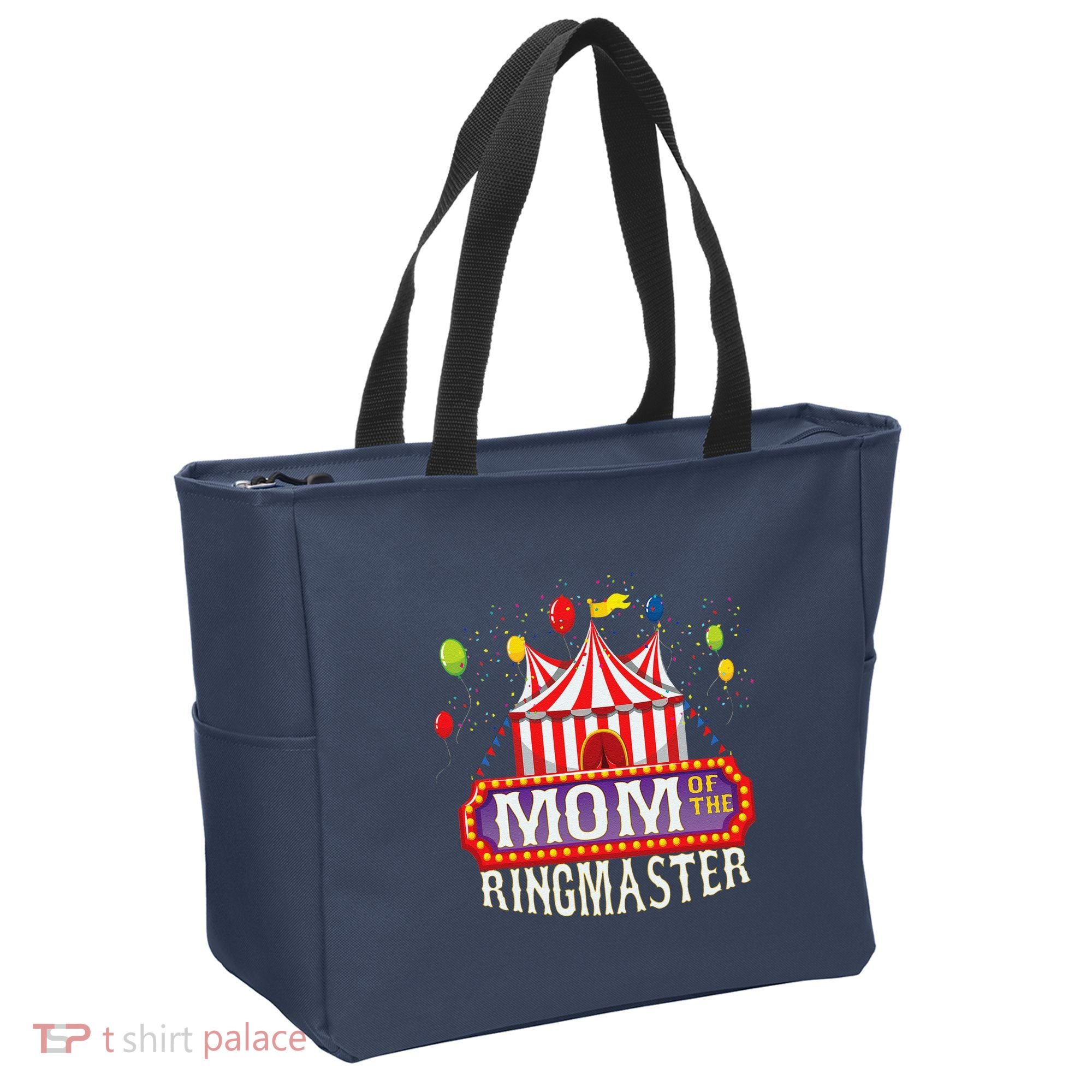 Mom Of The Birthday Ringmaster Circus Party Bday Tote Bag