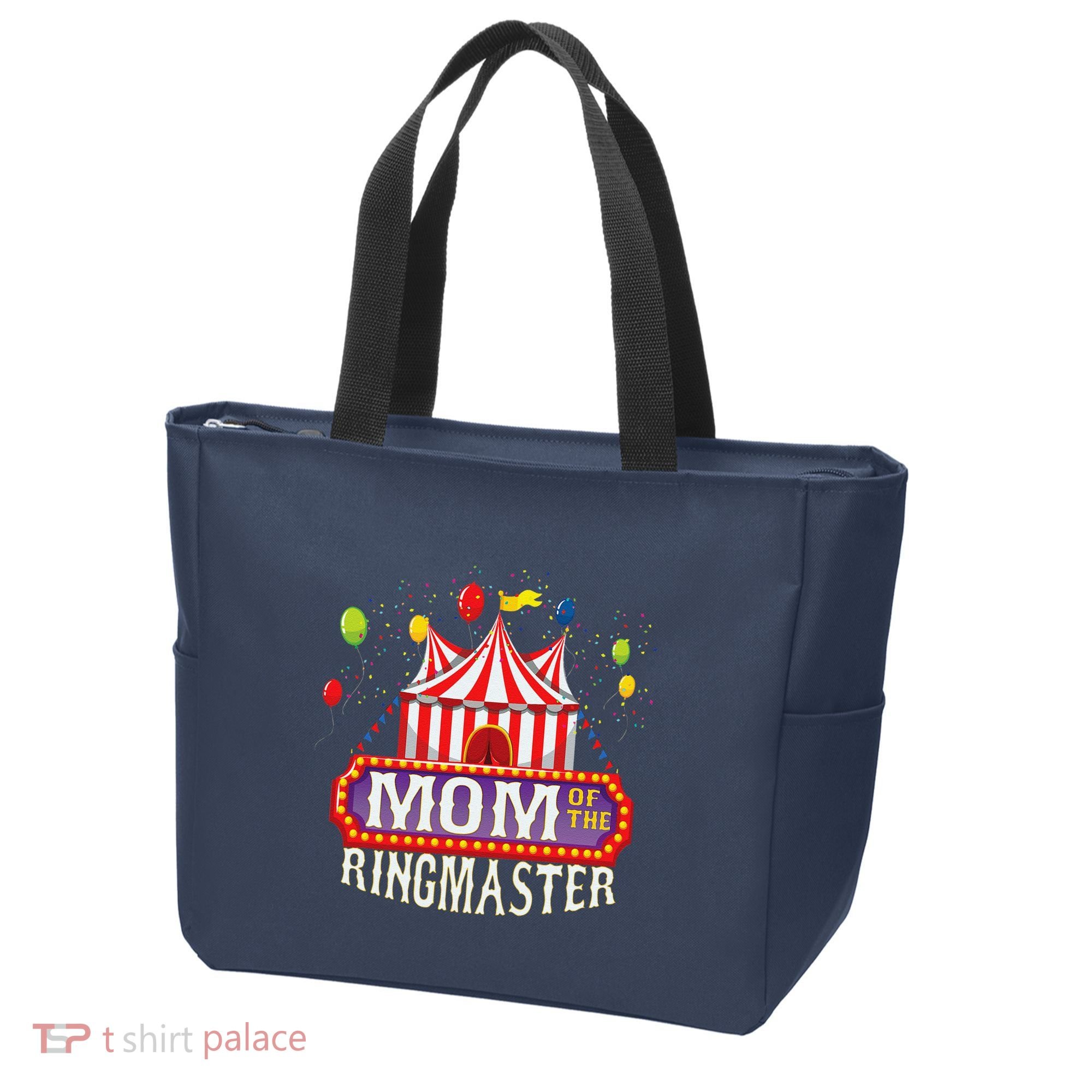 Mom Of The Birthday Ringmaster Circus Party Bday Tote Bag