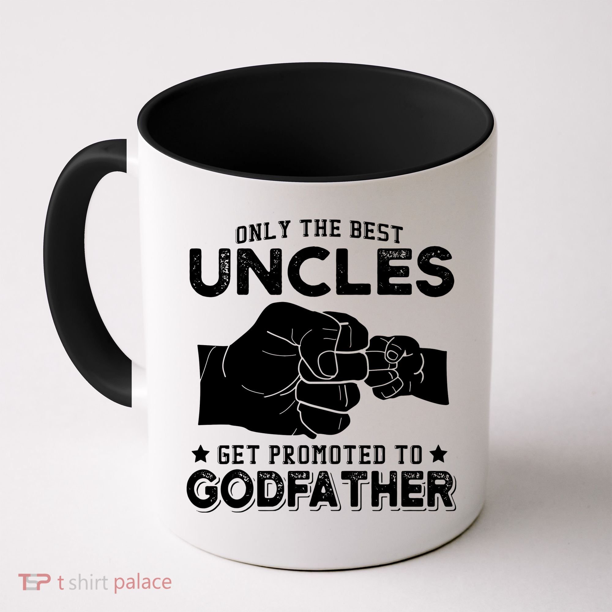 Mens Only The Best Uncles Get Promoted To Godfather Coffee Mug