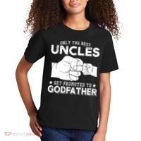 Mens Only The Best Uncles Get Promoted To Godfather Kids T-Shirt thumb 2