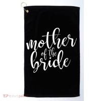 Mother Of The Bride Matching Wedding Party Golf Towel thumb 0