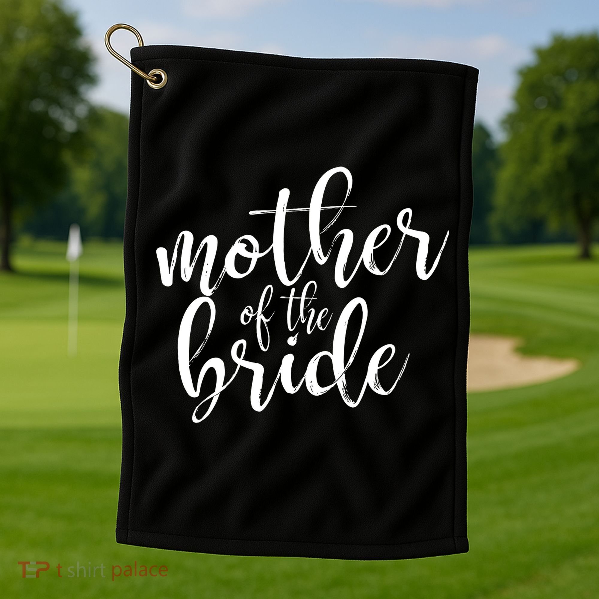 Mother Of The Bride Matching Wedding Party Golf Towel