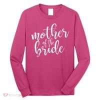 Mother Of The Bride Matching Wedding Party Long Sleeve Shirt thumb 0