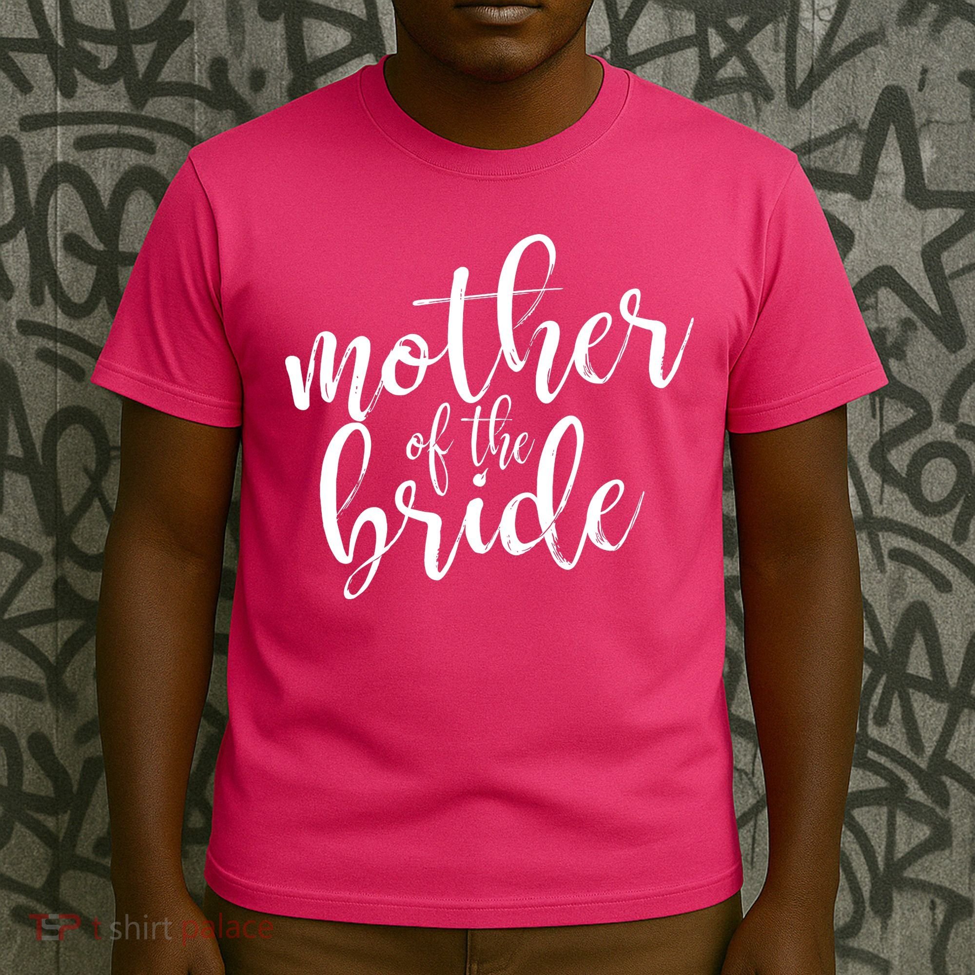 Mother Of The Bride Matching Wedding Party T-Shirt